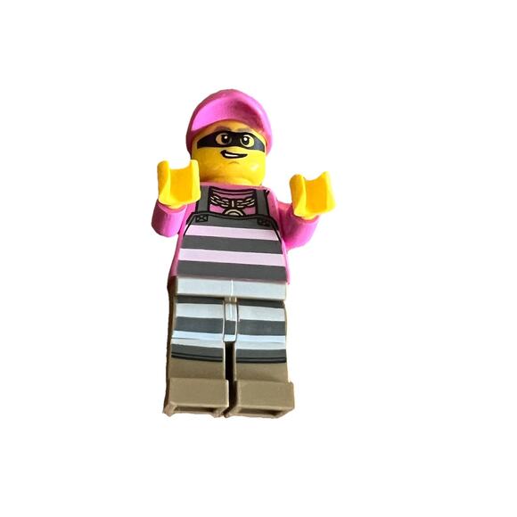 2022 Lego Police Crook Cream Town City cty1385 Minifigure - Picture 1 of 2